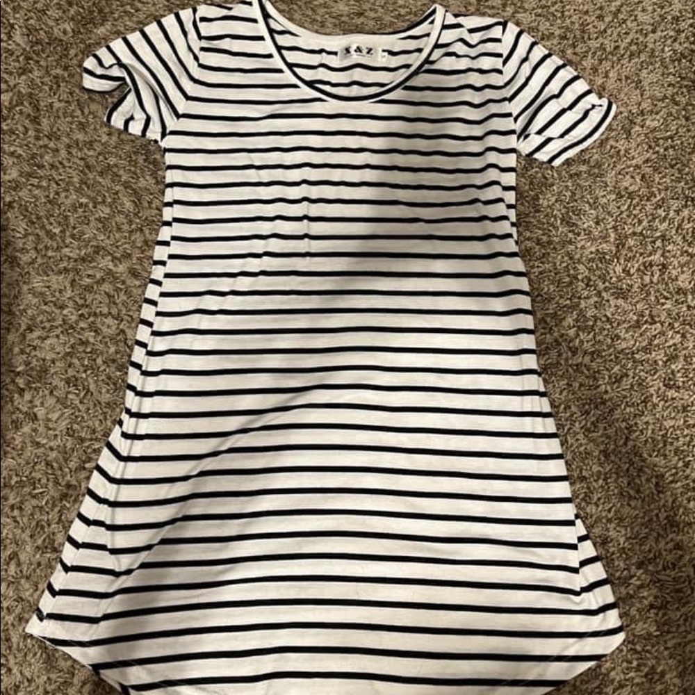 Striped T-shirt dress